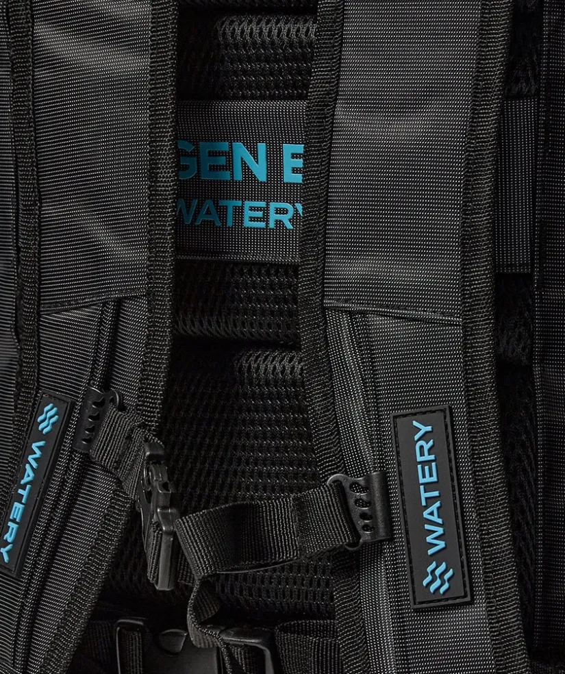 Discount Watery svømmetaske - Oxygen Elite 45L - Sort