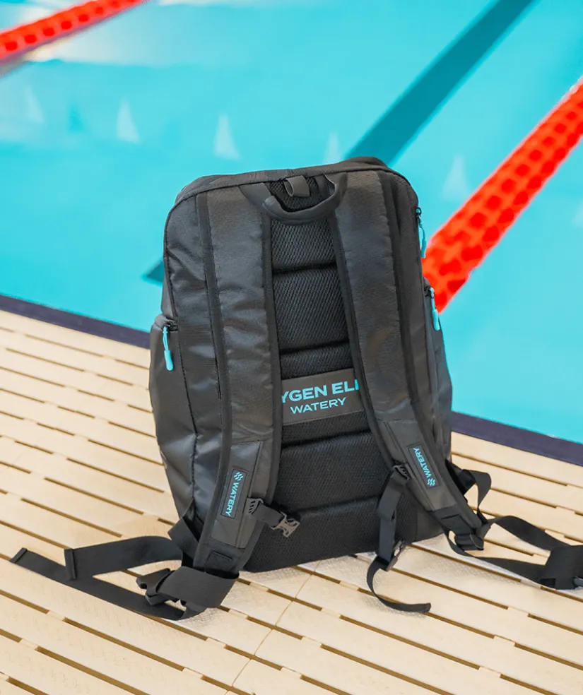 Discount Watery svømmetaske - Oxygen Elite 45L - Sort