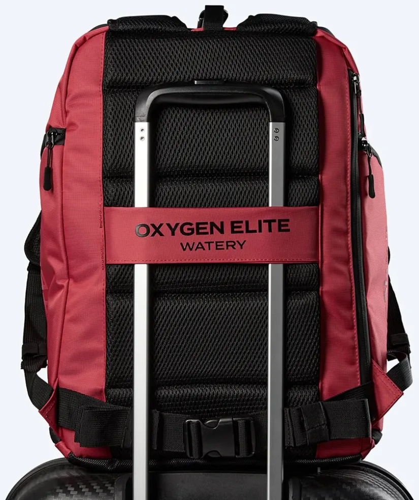 Online Watery svømmetaske - Oxygen Elite 45L - Mørkerød