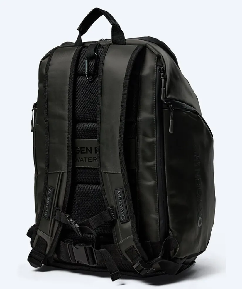 Discount Watery svømmetaske - Oxygen Elite 45L - Mørkegrøn