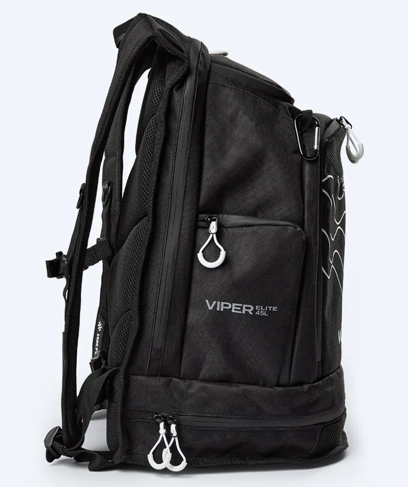 Best Watery svømmetaske - Viper Elite 45L - Sort/hvid