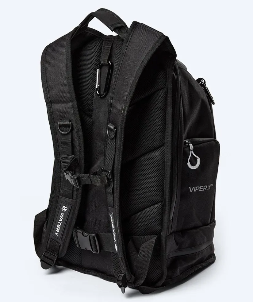 Best Watery svømmetaske - Viper Elite 45L - Sort/hvid