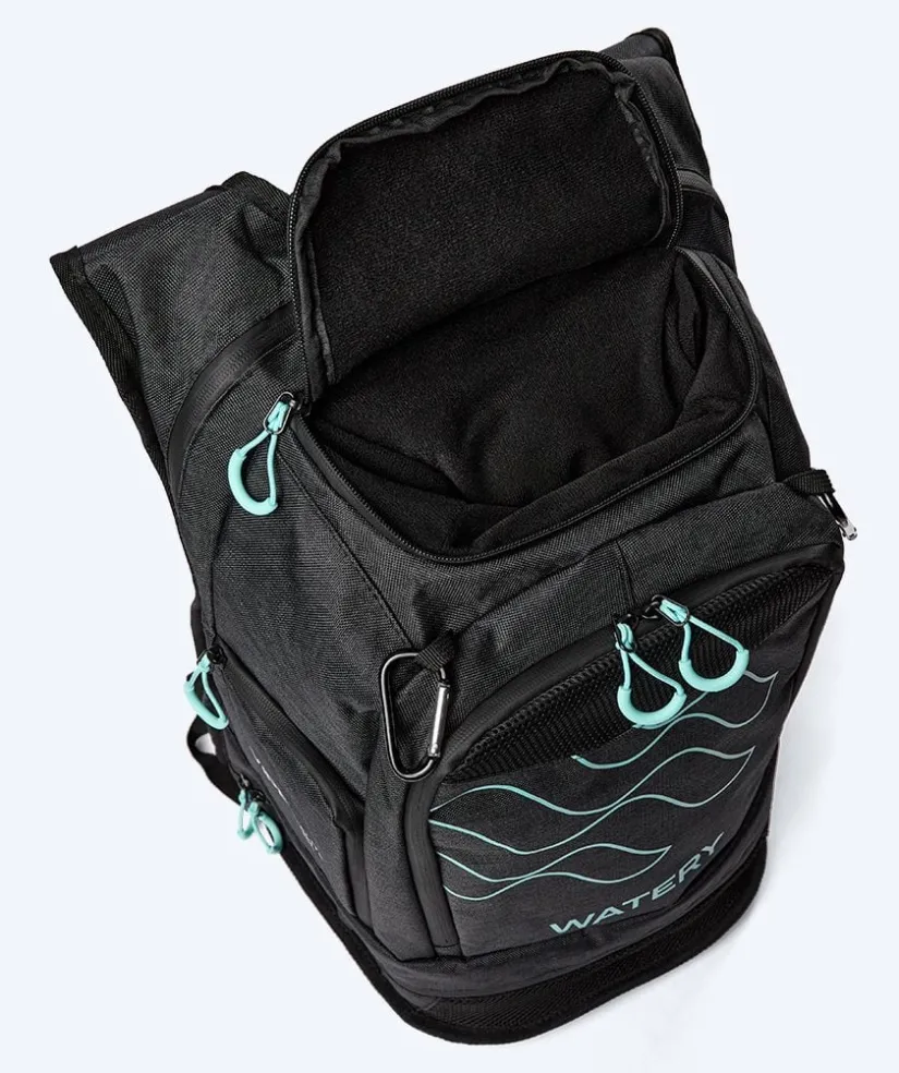 Clearance Watery svømmetaske - Viper Elite 45L - Sort/lyseblå