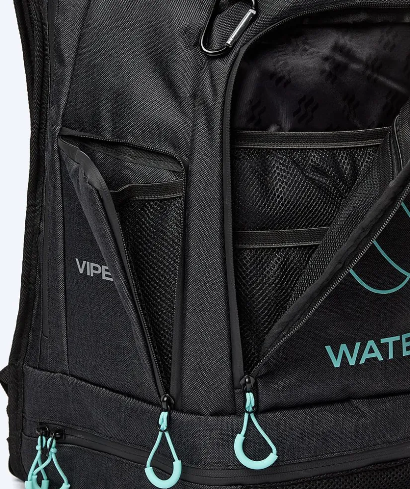 Clearance Watery svømmetaske - Viper Elite 45L - Sort/lyseblå