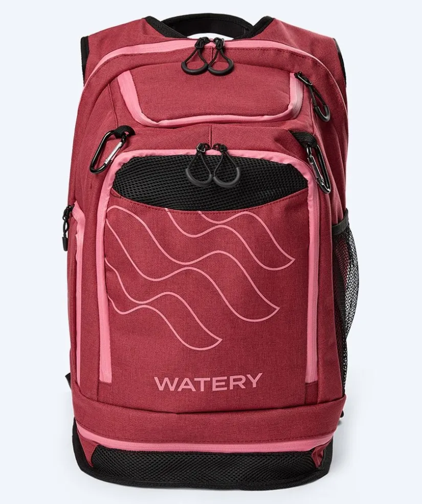 Best Watery svømmetaske - Viper Elite 45L - Rød/lyserød