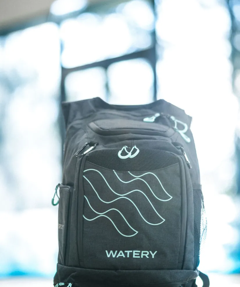 Sale Watery svømmetaske - Viper Elite 45L - Mørkeblå/hvid