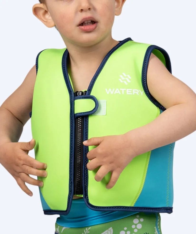Best Watery svømmevest til børn (2-8) - Basic - Grøn