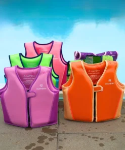 Watery svømmevest til børn (2-8) - Basic - Lilla