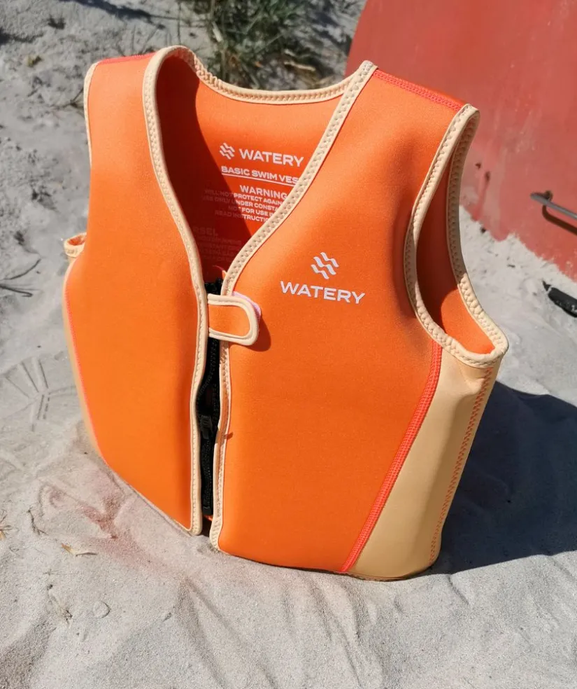 Best Watery svømmevest til børn (2-8) - Basic - Orange