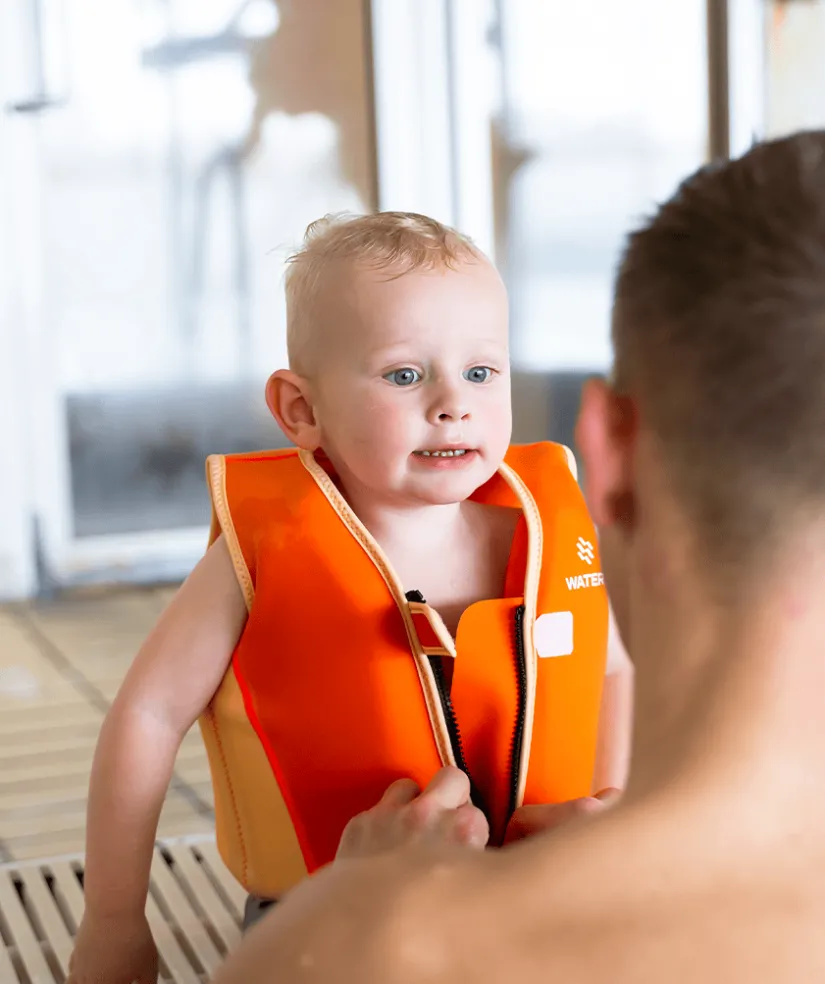 Best Watery svømmevest til børn (2-8) - Basic - Orange