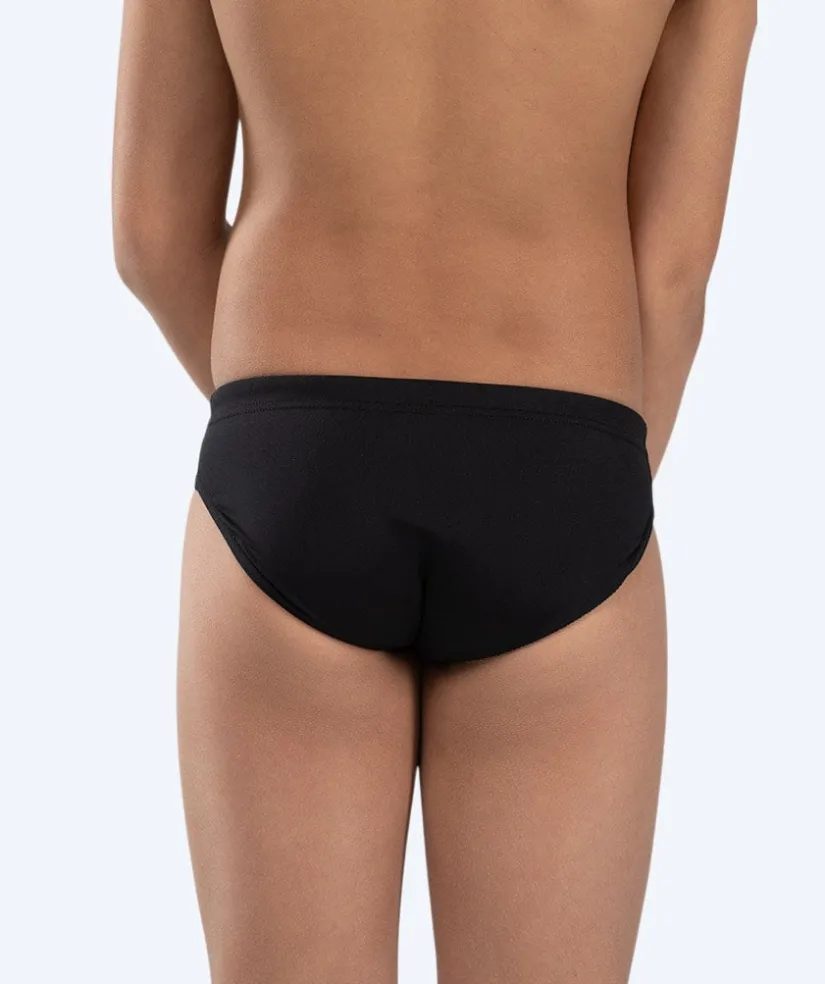 Online Watery trekantede badebukser til drenge - Budgie Eco - Black Sporty