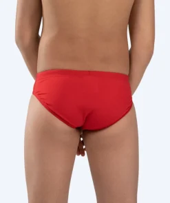 Hot Watery trekantede badebukser til drenge - Budgie Eco - Red Sporty