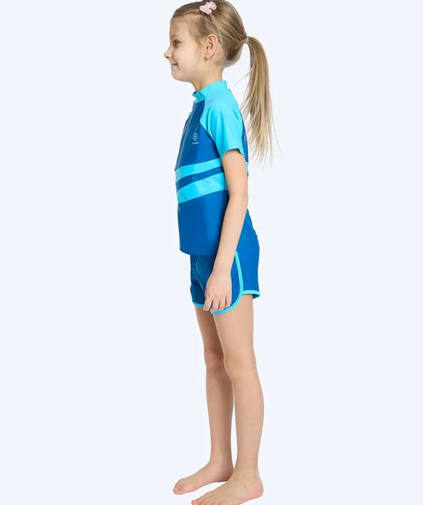 Online Watery UV-badeshorts til børn - Manami - Atlantic Blue