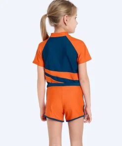 Watery UV-badeshorts til børn - Manami - Orange/blå