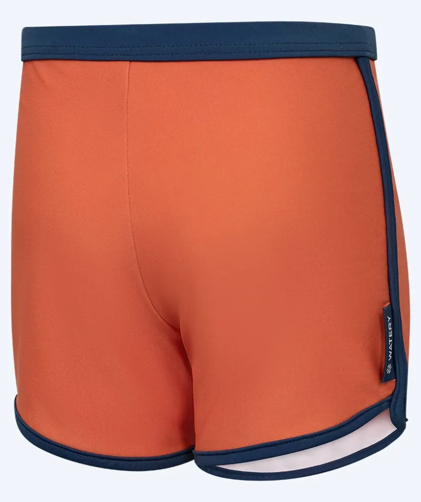 Watery UV-badeshorts til børn - Manami - Orange/blå