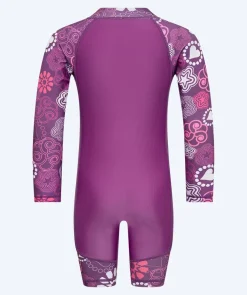 Outlet Watery UV-dragt til børn - Athena Langærmet Rashguard - Lilla