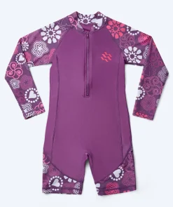 Outlet Watery UV-dragt til børn - Athena Langærmet Rashguard - Lilla