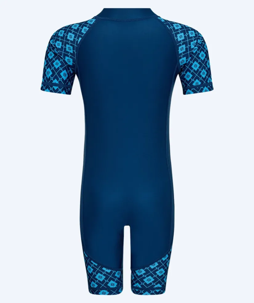Outlet Watery UV-dragt til børn - Athena Kortærmet Rashguard - Mørkeblå
