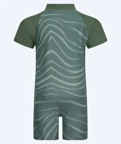 Sale Watery UV-dragt til børn - Fjord Kortærmet Rashguard - Grøn