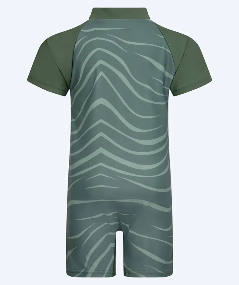 Sale Watery UV-dragt til børn - Fjord Kortærmet Rashguard - Grøn