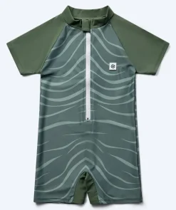 Sale Watery UV-dragt til børn - Fjord Kortærmet Rashguard - Grøn
