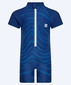 Outlet Watery UV-dragt til børn - Fjord Kortærmet Rashguard - Mørkeblå