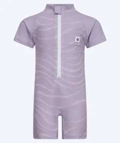 Outlet Watery UV-dragt til børn - Fjord Kortærmet Rashguard - Lilla