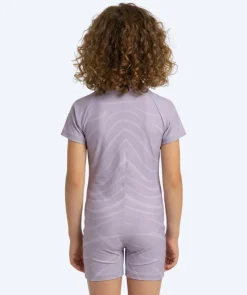 Outlet Watery UV-dragt til børn - Fjord Kortærmet Rashguard - Lilla