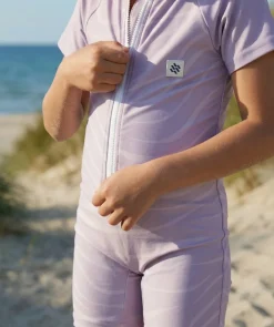Outlet Watery UV-dragt til børn - Fjord Kortærmet Rashguard - Lilla