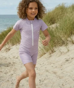 Outlet Watery UV-dragt til børn - Fjord Kortærmet Rashguard - Lilla