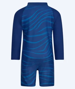 Watery UV-dragt til børn - Fjord Langærmet Rashguard - Mørkeblå