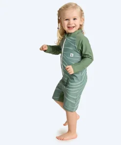 Best Watery UV-dragt til børn - Fjord Langærmet Rashguard - Grøn