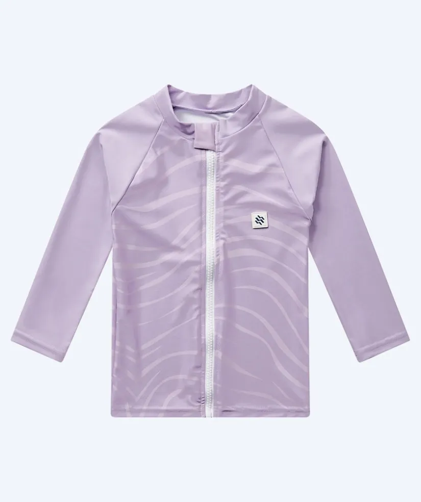 Watery UV-trøje til børn - Fjord Langærmet Rashguard - Lilla