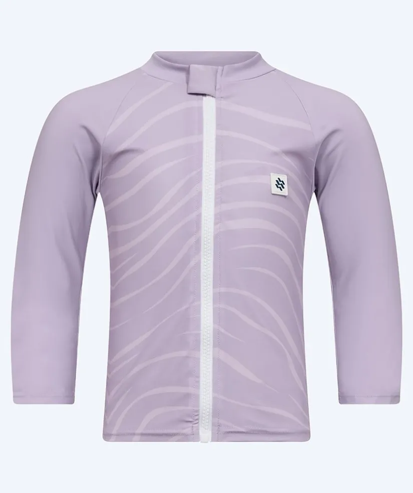 Watery UV-trøje til børn - Fjord Langærmet Rashguard - Lilla