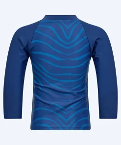 Clearance Watery UV-trøje til børn - Fjord Langærmet Rashguard - Mørkeblå