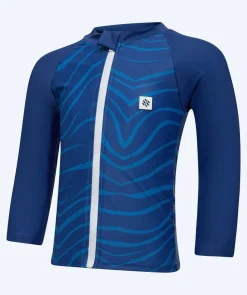 Clearance Watery UV-trøje til børn - Fjord Langærmet Rashguard - Mørkeblå