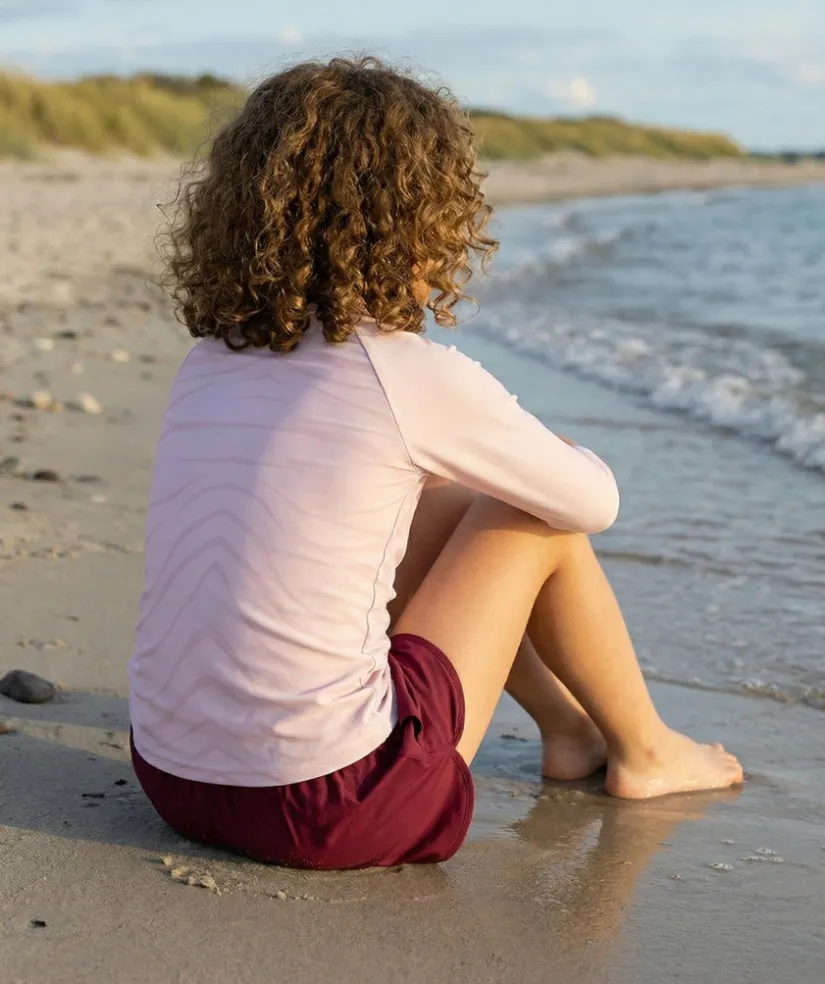 Best Watery UV-trøje til børn - Fjord Langærmet Rashguard - Pink