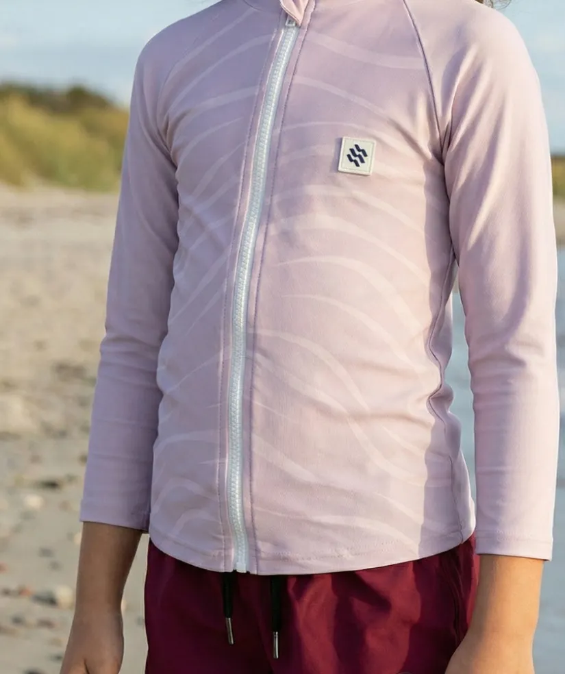 Best Watery UV-trøje til børn - Fjord Langærmet Rashguard - Pink