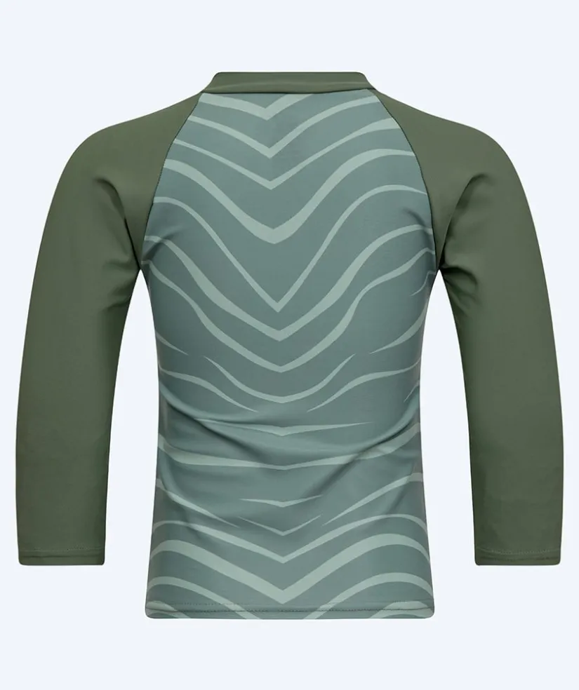 Hot Watery UV-trøje til børn - Fjord Langærmet Rashguard - Grøn
