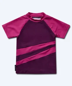 Clearance Watery UV-trøje til børn - Manami Kortærmet Rashguard - Lilla