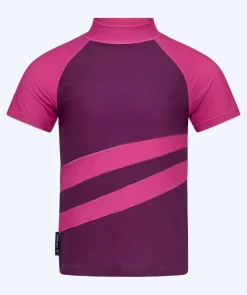 Clearance Watery UV-trøje til børn - Manami Kortærmet Rashguard - Lilla