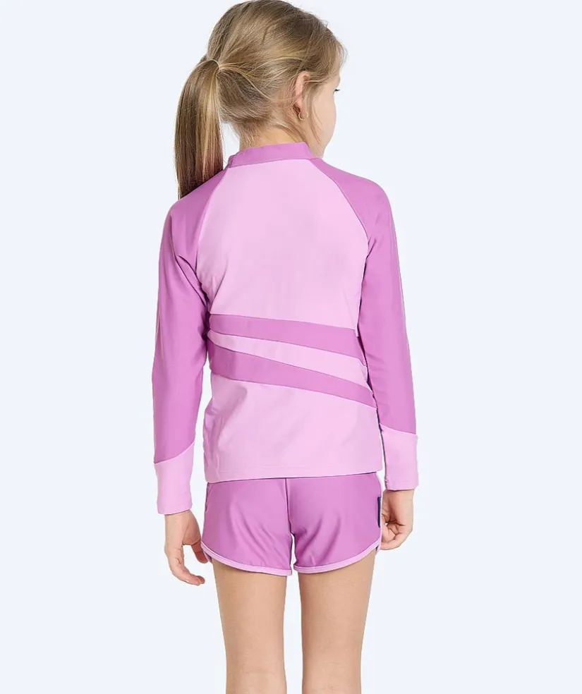 Discount Watery UV-trøje til børn - Manami Langærmet Rashguard - Atlantic Purple