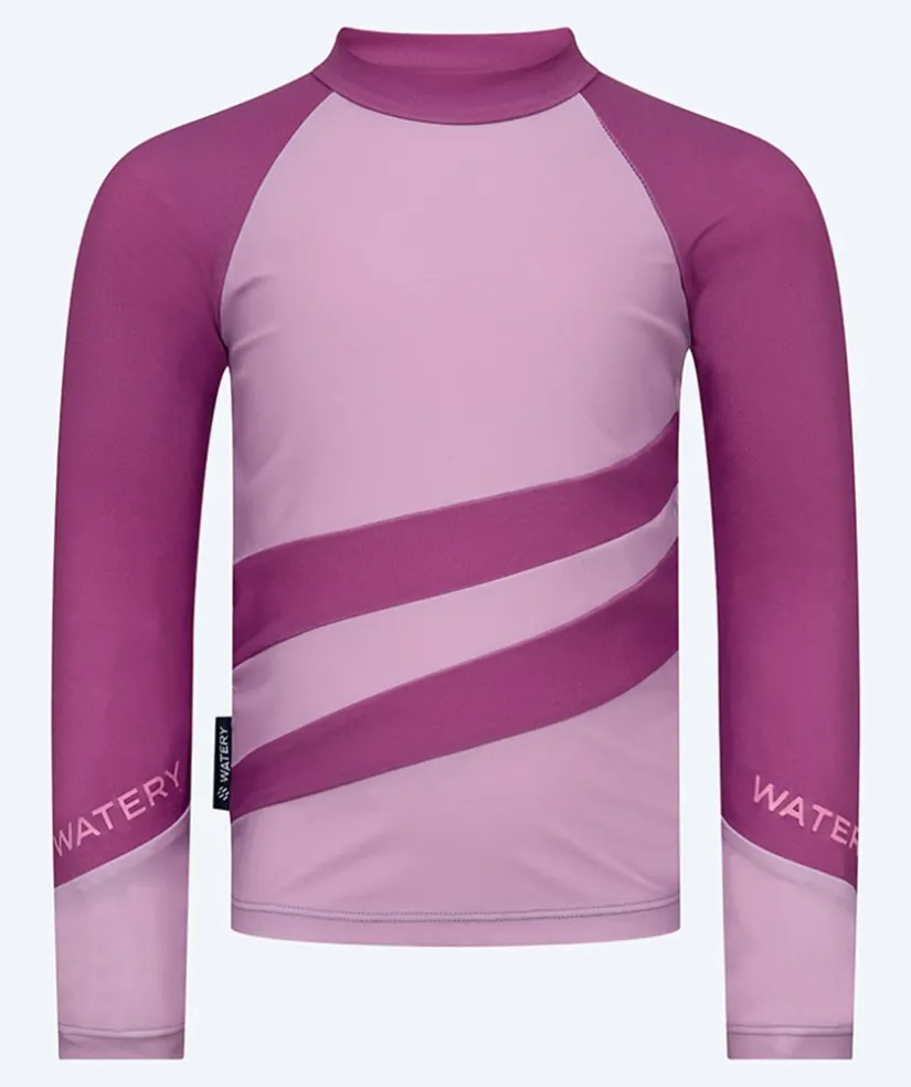 Discount Watery UV-trøje til børn - Manami Langærmet Rashguard - Atlantic Purple
