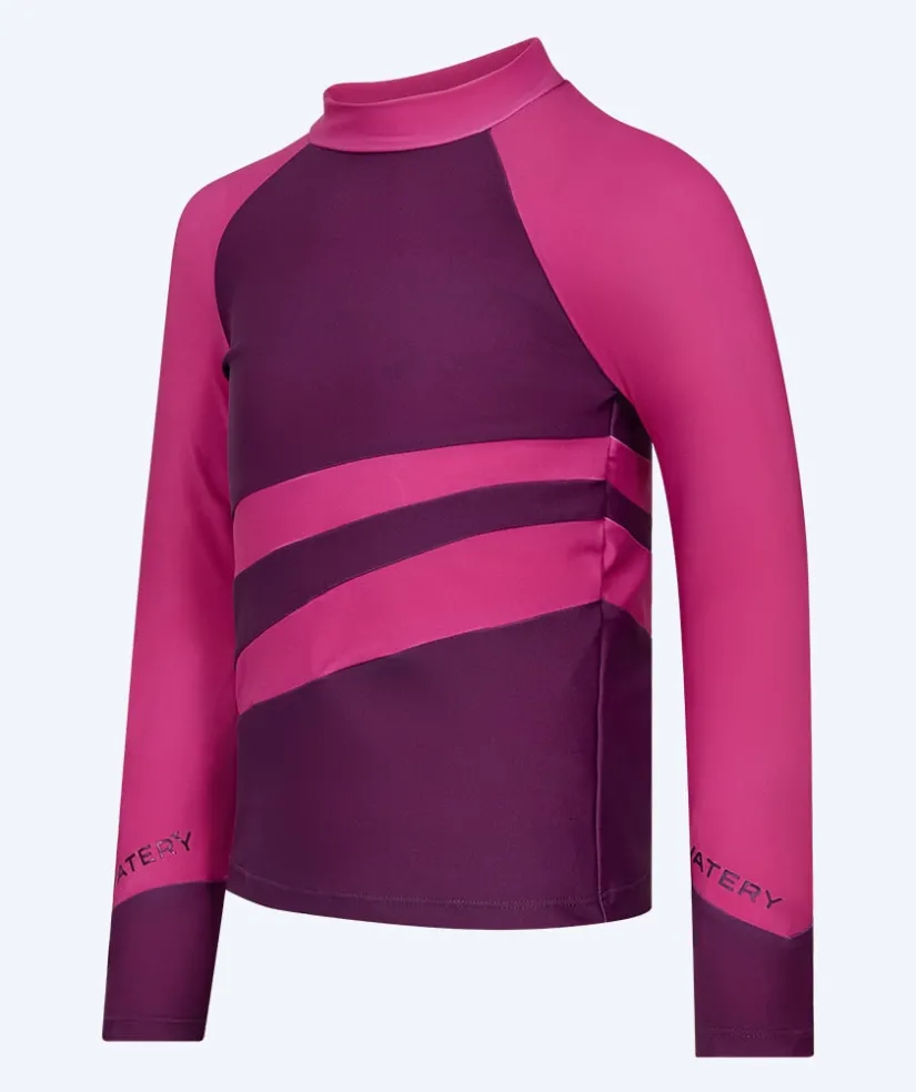 Best Watery UV-trøje til børn - Manami Langærmet Rashguard - Lilla