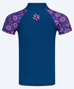 Online Watery UV-trøje til børn - Osiris Kortærmet Rashguard - Lilla/mørkeblå