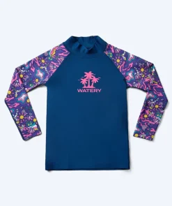 Best Watery UV-trøje til børn - Osiris Langærmet Rashguard - Multi/mørkeblå