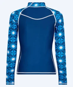 Watery UV-trøje til damer - Aiko Langærmet Rashguard - Blå/mørkeblå