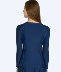 New Watery UV-trøje til damer - Remington Langærmet Rashguard - Mørkeblå
