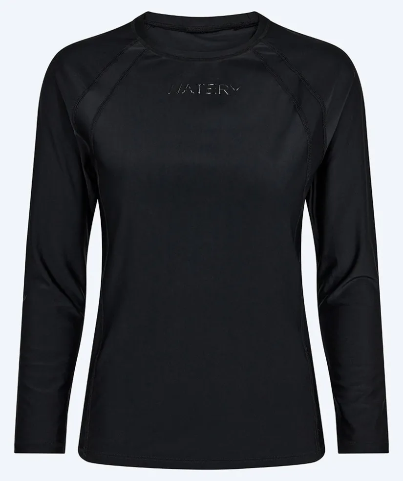 Discount Watery UV-trøje til damer - Remington Langærmet Rashguard - Sort