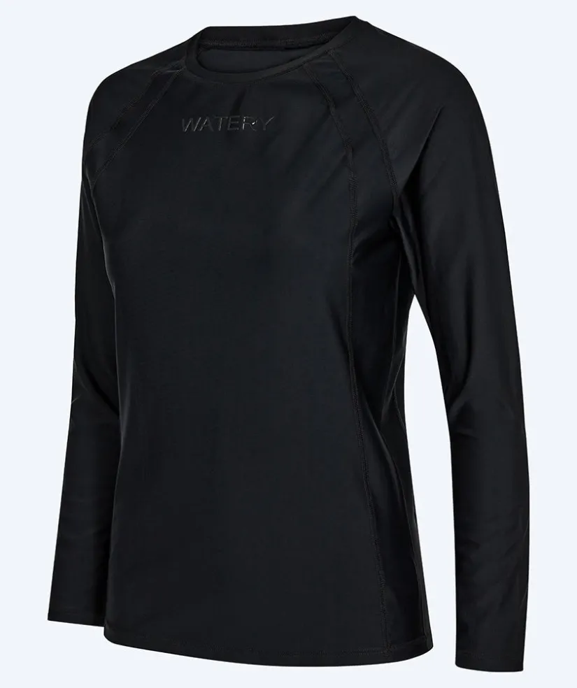 Discount Watery UV-trøje til damer - Remington Langærmet Rashguard - Sort